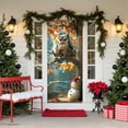 thumbnail image 4 of Taicans ‌Owl & Snowman Christmas Door Cover - 70.87"x35.43" Waterproof Reusable Holiday Decor,Indoor/Outdoor Party Front Door Hanging,Merry Christmas Festive Wall Art, 4 of 6