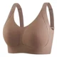 thumbnail image 5 of Sujetador ajustable de talla grande para mujer, sujetador de copa fija Invisible para pechos grandes, reducción de efecto lateral, ropa interior sin rastro, 5 of 5
