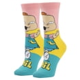 thumbnail image 2 of ODD SOX – Rugrats Phil & Lil Character Nickelodeon Novelty Crew Socks – Size Medium – Men’s 3.5–8.5, 2 of 6
