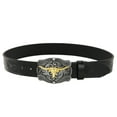 thumbnail image 6 of Vintage Western Belt Longhorn Bull Belt Buckle Belt Cowboy Belts For Men Western With Big Buckle Jeans Belt Leather Belt, 6 of 7