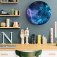 thumbnail image 7 of Wall Clock 14 Inch Blue Purple Galaxy Round Silent Decorative Wall Clocks Battery Operated for Living Room Bedroom Kitchen Classroom Decor, Universe Space,Large, 7 of 7