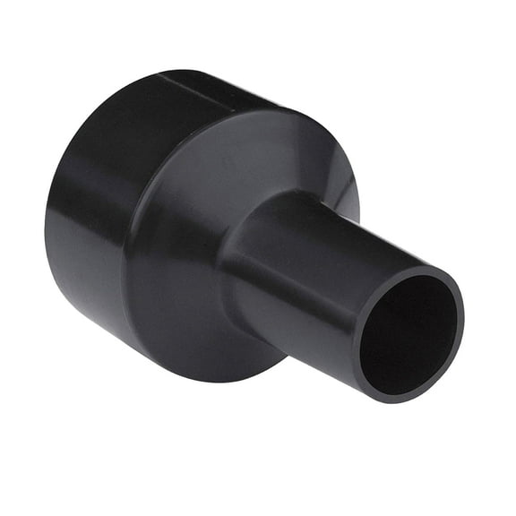 POWERTEC 2-1/2" to 1-1/4" Hose Reducer – Conversion Unit for Dust Collection Accessories, Black (70140)