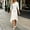 (Fashion 54)White, variant on Aimik Women's V-Neck Half Sleeve Wrap Midi Dress Asymmetrical Hem Ruched Waist Elegant Office Party Dress