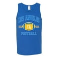 thumbnail image 2 of City of Los Angeles LAR American Football Fantasy Fan Sports Mens Graphic Tank Top, Royal, Medium, 2 of 3