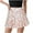 #Pink, variant on Xixinqiwan Summer Skirts for Women Clearance under $10,Mini Skirts for Women Summer Floral Print Casual Pleated Elasticated Waist Short Skirts Flowy Swing 2025 Trendy