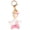 Pink, variant on Peach Star Keychain Liquid Quicksand Acrylic Pendant Charm for Keys and Bags Unique Decorative Accessory Fashionable