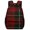 style-10, variant on Red Colored Diamond Grid Backpack Fashion Durable Business Daypack for Men Women Laptop Canvas Bags