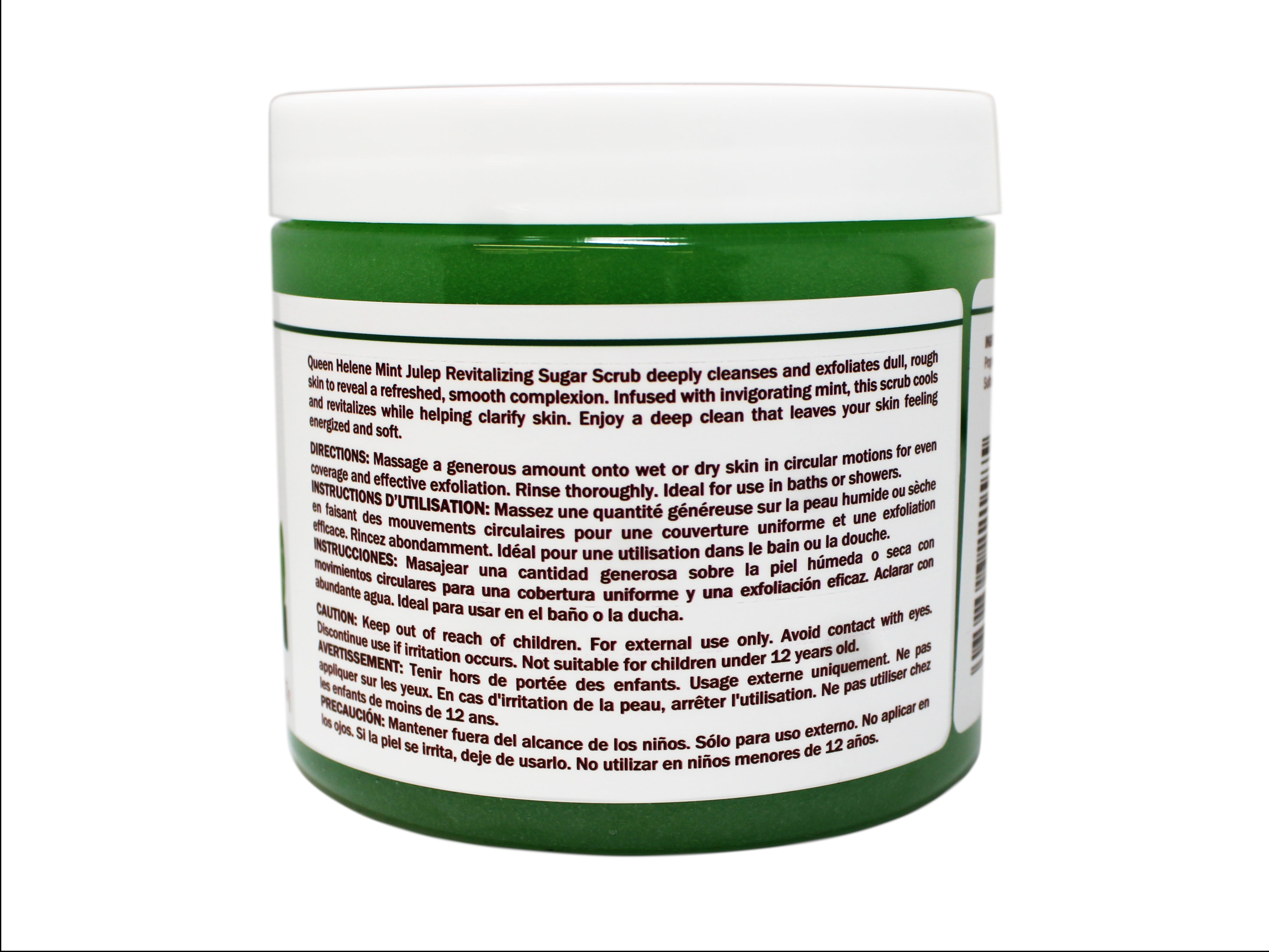 Queen Helene Mint Julep Revitalizing Sugar Scrub, Refreshes and Exfoliates, 20 Ounce - 2 Pack