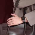 thumbnail image 5 of Pulsera compatible con pulsera Apple Watch 38 mm 40 mm 41 mm 42 mm 44 mm 45 mm, pulsera de metal compatible con pulsera iWatch Series 8 7 6 5 4 3 2 1 SE, 38 mm/40 mm/41 mm gris JM, 5 of 5