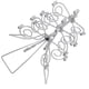 thumbnail image 4 of Expositor De Postres, Juego De Soportes Decorativos Para Tartas Con Base Estable, Mano De Obra Exquisita Para Bodas, 4 of 8