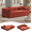 Orange, variant on 79" Convertible Sofa Bed with Storage Pockets, 5-in-1 High Density Foam Boneless Couch, Corduroy Folding Futon Sleeper Sofa for Living Room Bedroom Apartment, No Assembly Required, Brown
