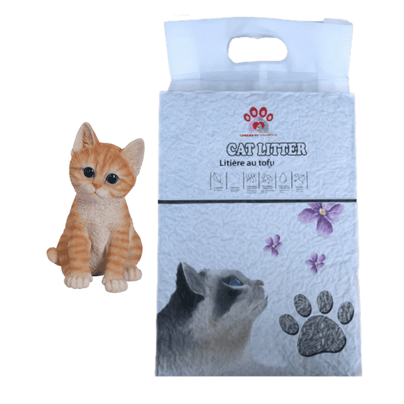 Legend of Zootopia Tofu Cat Litter - 2.5KG - Charcoal Grey - Crushed Pellet
