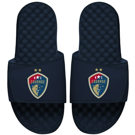 

Men s ISlide Navy North Carolina Courage Primary Logo Slide Sandals