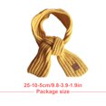 thumbnail image 4 of Sonducket Bufanda para niños Bufandas de invierno cómodas para mantener el calor Accesorios de ropa Accesorio de ropa con color simple para usar al aire Accesorios de disfraces Amarillo 120cmx8cm Sonducket AP009116-02, 4 of 6