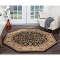 thumbnail image 4 of Tayse Sensation Area Rug 4815 GREEN Traditional Green Vines Leaves 5' 3" x 7' 3" Rectangle, 4 of 11