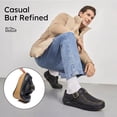 thumbnail image 5 of Mens Wide Clogs Diabetic Mules - Adjustable Buckle Strap Potato Shoes, Zero Drop Slip-On Clogs for Swollen Edema Feet, Wide Width Indoor & Outdoor Walking Shoes, 5 of 7