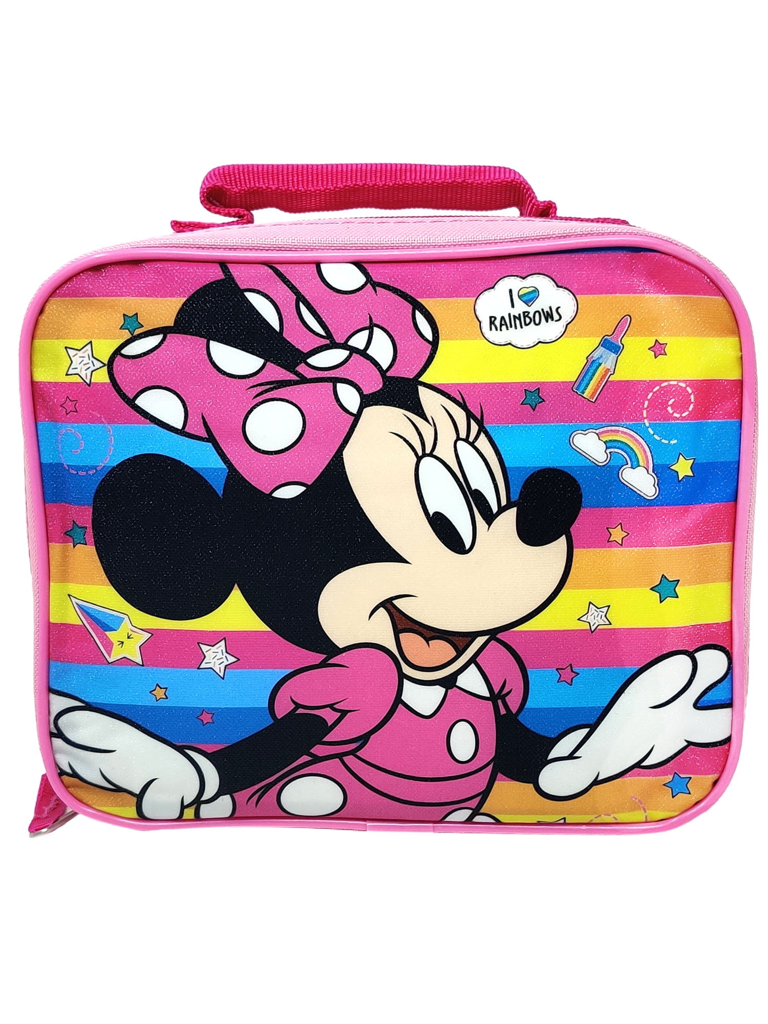 2 Pack Minnie Mouse Lunch Box School Food Picnic Box Food Storage Containers New 