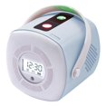 thumbnail image 1 of Proyector de portátil Luz , Reloj despertador para niñoámpara de proyección de cielo do con atmósfera USB, Soporte para Azul Sunnimix proyector de luz de galaxia, 1 of 8