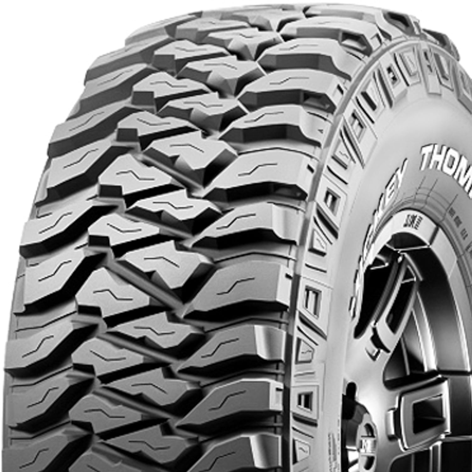 Mickey Thompson Baja MTZ Mud Terrain Truck Tire, LT315/70R17 121