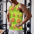 thumbnail image 5 of Balery Cartoon Turtles 1 Pattern Men's Workout Tank Top Gym Muscle Tee Fitness Bodybuilding Sleeveless T Shirt Quick Dry Fit Muscle Tank Top Slim-Fit Tank-X-Large, 5 of 7