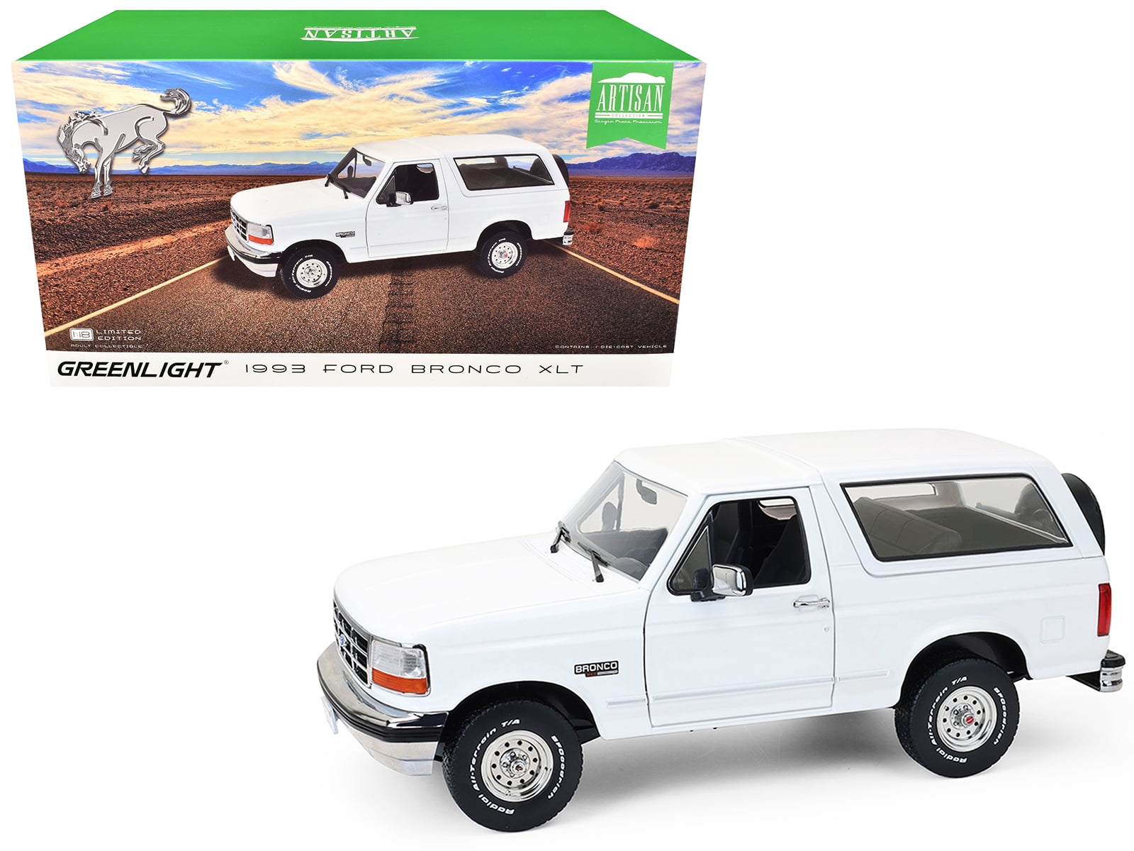 1969 Ford Bronco Sport Brittany Blue With Sunraysia Wheels 1/18
