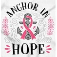 thumbnail image 2 of Breast Cancer Ribbon Anchor in Hope Womens Slim Fit Graphic Tee Brisco Brands M, 2 of 5
