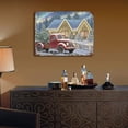 thumbnail image 5 of Winter Metal Signs Deer Antique Tin Sign Christmas Home Decor Cabin Wall Sign Decor Red Truck Rustic Farmhouse Wall Art Sign Garage Sign Yard Sign Man Cave Sign 12x16 inches, 5 of 8