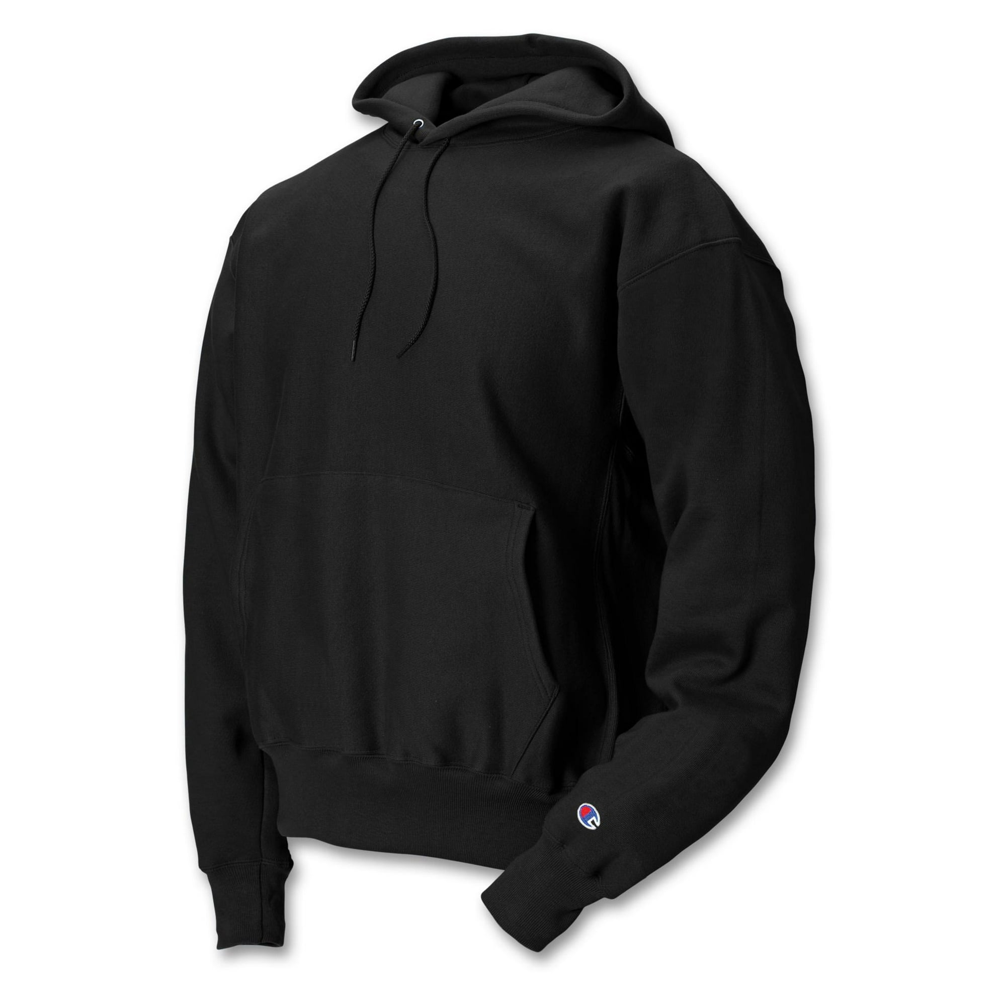 Black champion hoodie discount