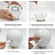 thumbnail image 3 of Humidificador doméstico de 220 ml, niebla fría con luz de 7 colores, apagado automático, spray para oficina (gato blanco) JAMW Sencillez, 3 of 5