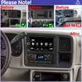 thumbnail image 2 of Radio QLED para Chevy Chevrolet Silverado SSR Tahoe 2003-2006, 2 of 7