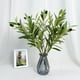 thumbnail image 1 of Rama Artificial de Olivo | Decoración Realista de Olivo Artificial | Vegetación Realista de 45 Cm para Interiores y Exteriores | Paquete de 1, 1 of 7