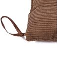thumbnail image 4 of Nvzi 1pc Soft Chair Seat Pad Dining Chair Cushion 15.8 x 15.8 Zipper Design Hang Rope Design Indoor Outdoor Seat Cushion (Brown), 4 of 4