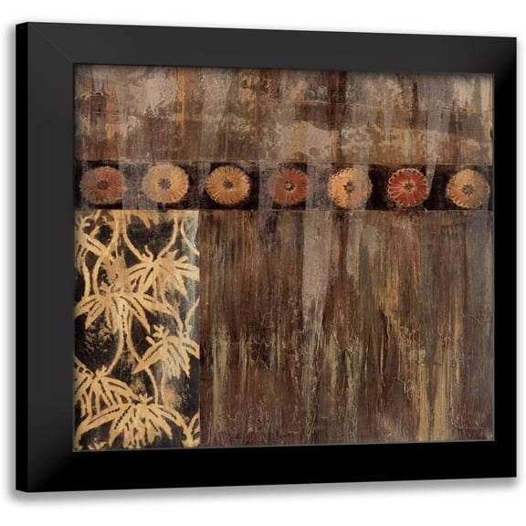 Jardine, Liz 12x12 Black Modern Framed Museum Art Print Titled - Asian Eyes II