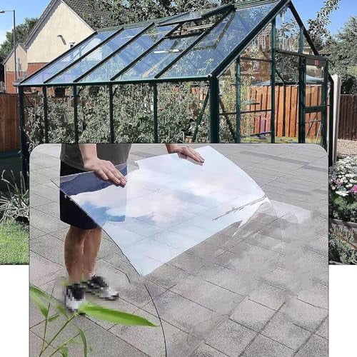 Láminas de Policarbonato Transparente para Techo Plástico 1,22x1 m