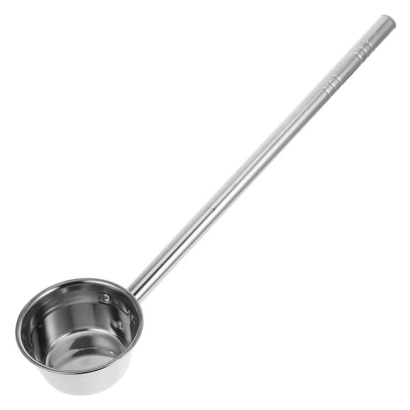 Zehuanyu Water Scoop Watering Ladle Large Water Scoop Water Soup Dipper Stainless Steel Ladle Outdoor Water Ladle For Home Silver