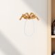 thumbnail image 4 of AURARMLET De Pared En Resina Con Lazo Dorado Estilo Europeo Para Y Dormitorio, 4 of 6