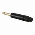 thumbnail image 3 of Chapado En Oro 40Pcs Plug Mono Professional 2 6.35 mm 6.5mm Jack Estéreo Enchufe 6.35mm Jack Negro, 3 of 4