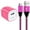 Pink, variant on Micro USB Cable with Android Charger, Hootek 6FT USB A to micro cable High Speed Fast Charging Cable, usb cable micro with USB Wall Charger Fast Charger Adapter Plug, android charger block, Purple