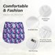 thumbnail image 4 of Balery Skull Flower Pantalones cortos deportivos para mujer con forro y dos bolsillos, elásticos, para entrenamiento, gimnasio, yoga-XX-Large, 4 of 7