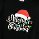 thumbnail image 5 of Conjuntos de pijamas de manga corta con estampado de letras navideñas y bombillas festivas a juego para toda la familia (resistentes al fuego), 5 of 5
