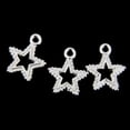 thumbnail image 7 of 50pcs  Charms Five-Pointed Star Pendant Beads Jewelry Findings, 7 of 7
