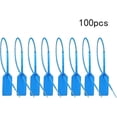 thumbnail image 2 of 100 Plastic Tamper Seals, Zip Ties For Fire Extinguishers Pull Tite Security Tags Disposable Self-locking Tie 250mm/1in Length, 2 of 5