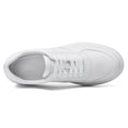 thumbnail image 6 of CMR CHAMARIPA Mens Elevator Shoes - Casual White Taller Sneakers Increase Height 6CM / 2.36 Inches, 6 of 6