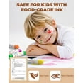 thumbnail image 4 of Marcadores lavables de doble punta JUPITEARTH, 24 colores, con funda para niños, 4 of 7