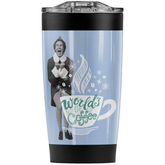 Elf Oooooh He'S An Angry Elf Stainless Steel Tumbler 20 oz Coffee Travel Mug/Cup, Vacuum Insulated & Double Wall with Leakproof Sliding Lid | Great for Hot Drinks and Cold Beverages