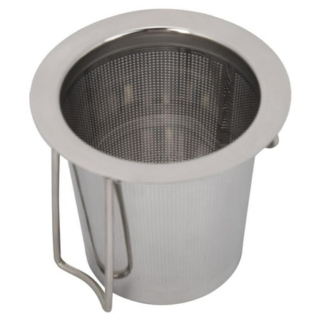 Mgaxyff Stainless Steel Tea Filter,Stainless Steel Mesh Tea Infuser Metal Cup Strainer Foldable Filter With-Lid