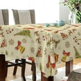thumbnail image 3 of SKYSONIC Christmas Tree Tablecloth Waterproof Washable Polyester Square Table Cover Durable Tablecloth for Kitchen Dining Table Party Decor (60 X 90 Inch), 3 of 7