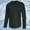 #Dark Gray, variant on George Men's Solid Color,Breathable,Long Sleeve,Round Neck,Sport Training Shirt,Blue,Big and Tall Men XL