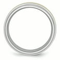 thumbnail image 2 of Cobalt 14k Gold Inlay Satin and Polished 8mm Band Ring 8.5 Size, 2 of 6