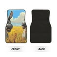 thumbnail image 7 of Salouo Funny Countryside Donkey for 4-Piece Floor Mats, Custom Fit Car Mats All-Weather Car Foot Mats Automotive Floor Mats for Cars, Trucks, SUVs, Vehicle Floor Liner, 7 of 7